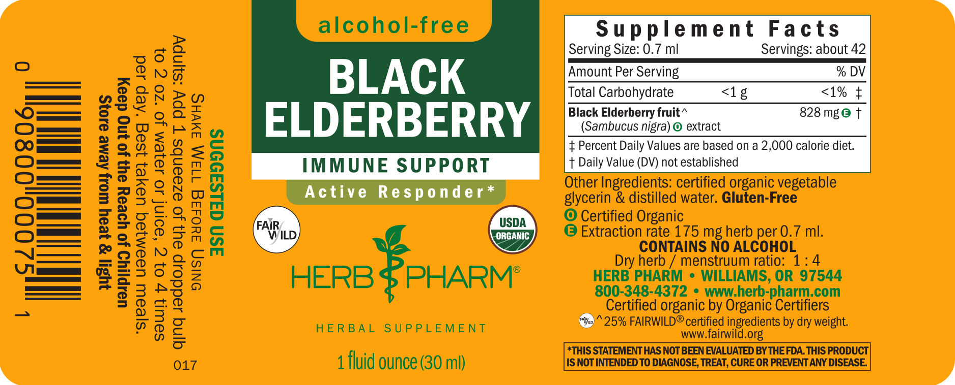 Black Elderberry, Alcohol-Free - Image 3