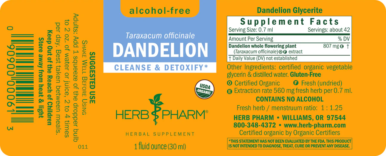 Dandelion, Alcohol-Free - Image 3