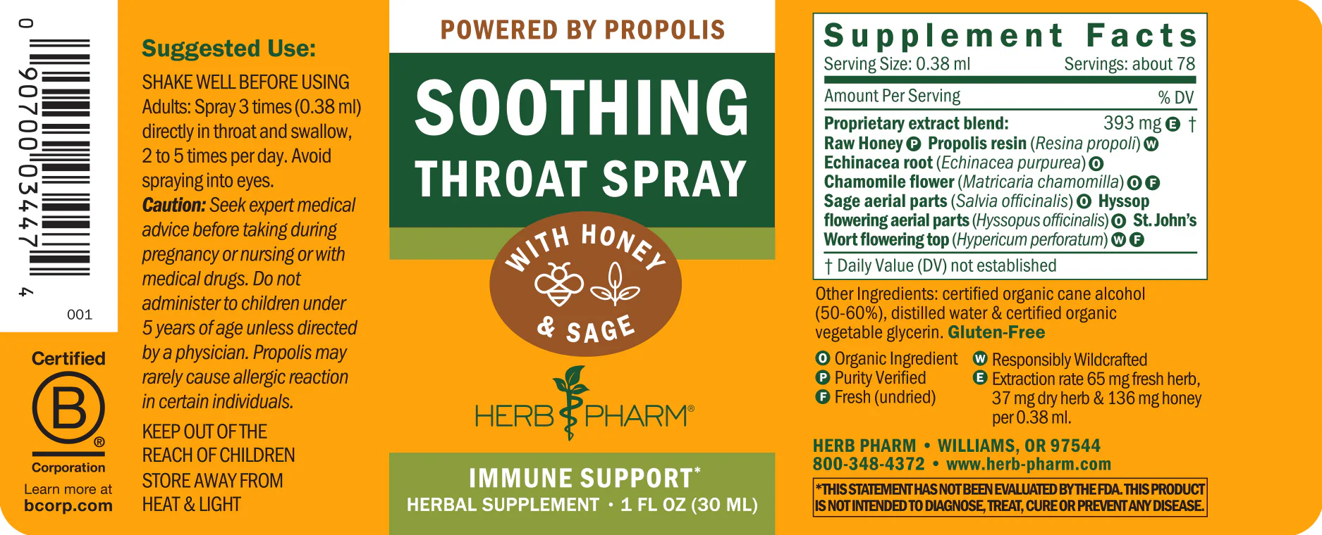 Soothing Throat Spray: Honey Sage - Image 6